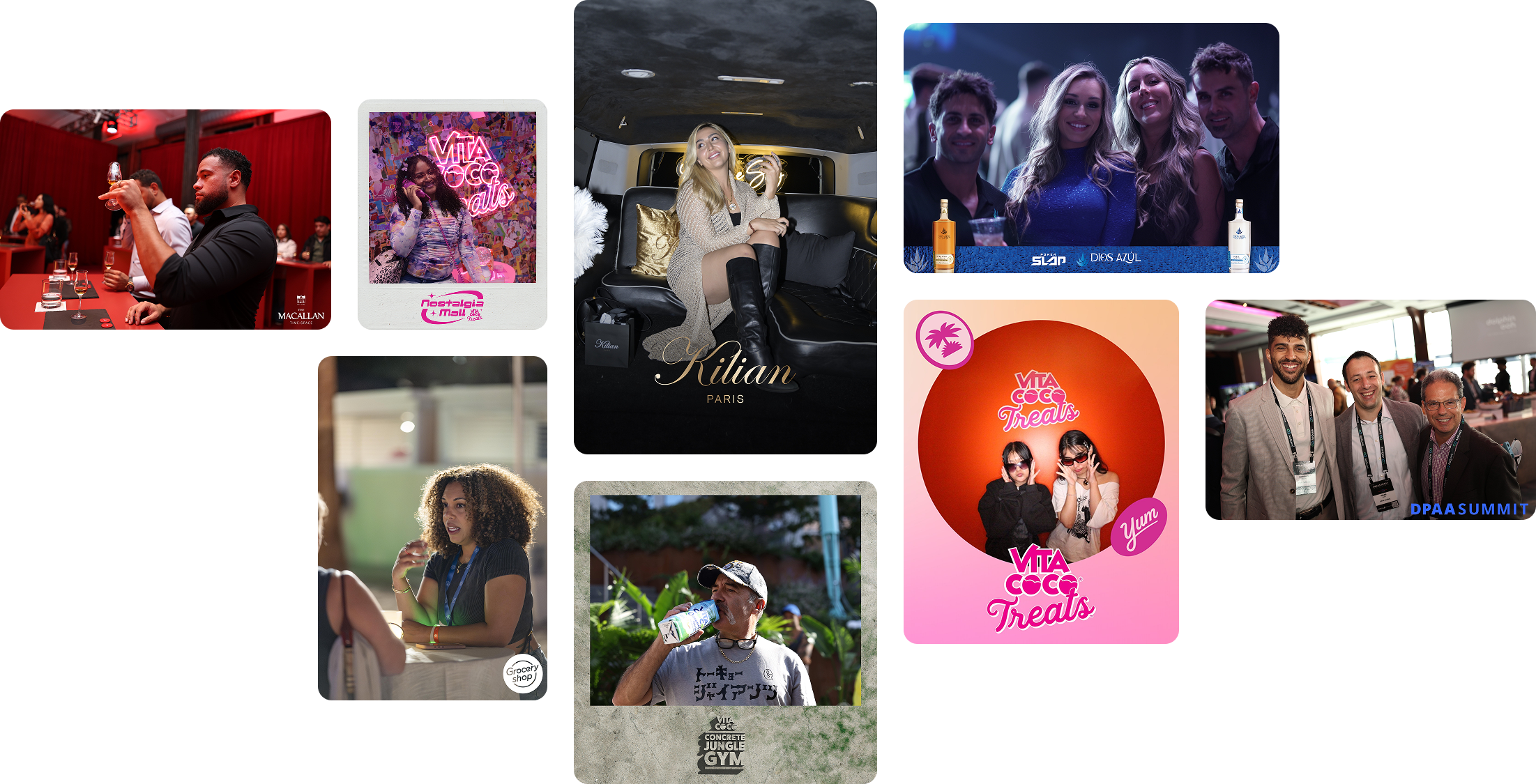 Examples of watermark and overlay branding